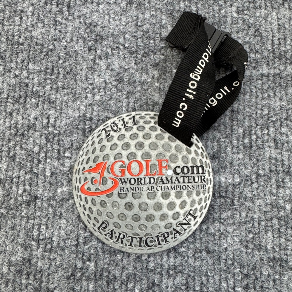 2011 World Amateur Handicap‎ Championship Bag Tag Golf.com Participant Medal